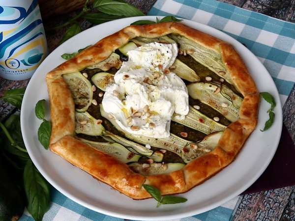 Tærte med pesto og courgetter: en nem opskrift, der dufter af sommer! - Forberedelse trin 7