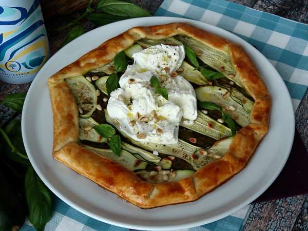 Tærte med pesto og courgetter: en nem opskrift, der dufter af sommer! - Forberedelse trin 8