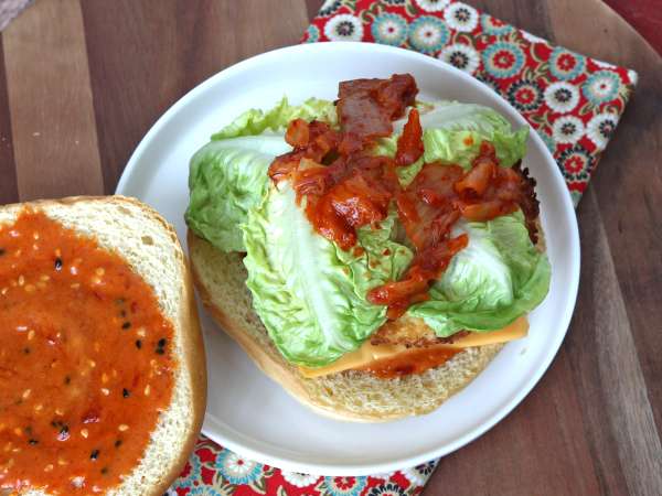 Kyllingeburger med koreansk panering: sprød, krydret og virkelig lækker - Forberedelse trin 6