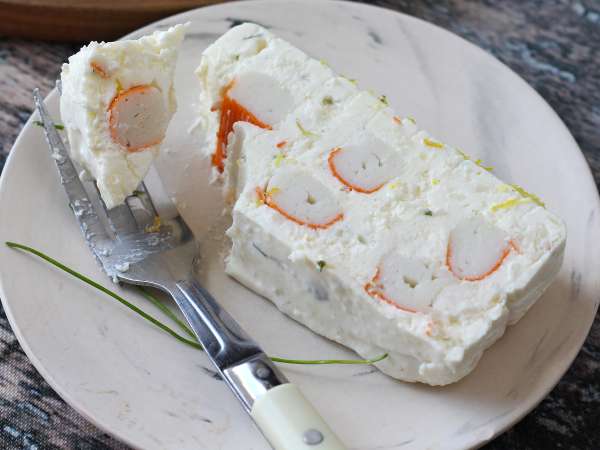 Surimi-terrine uden tilberedning: en nem kold forret, der er perfekt til sommeren - Forberedelse trin 11