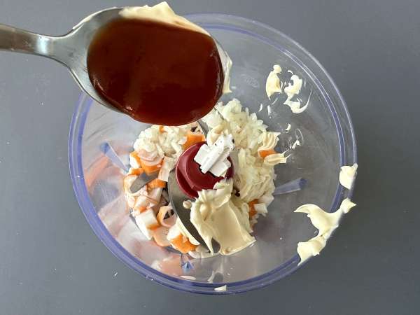 Surimi-smørbar: en lynhurtig opskrift til aperitiffen - Forberedelse trin 3