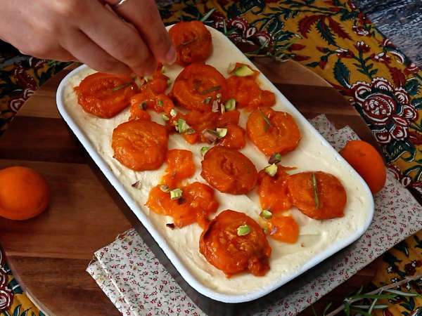 Tiramisu med ristede abrikoser: den perfekte frugtige og smeltende dessert til sommeren - Forberedelse trin 11