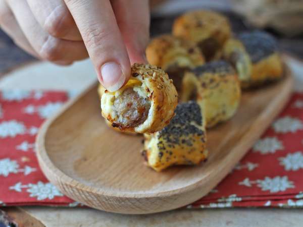 Pølse- og ostesnacks i luftfritøren - Forberedelse trin 10