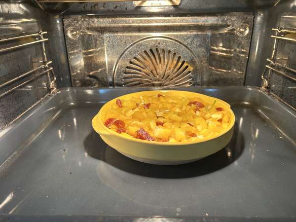 One pot-orzo med peberfrugt, chorizo og spinat - Forberedelse trin 5