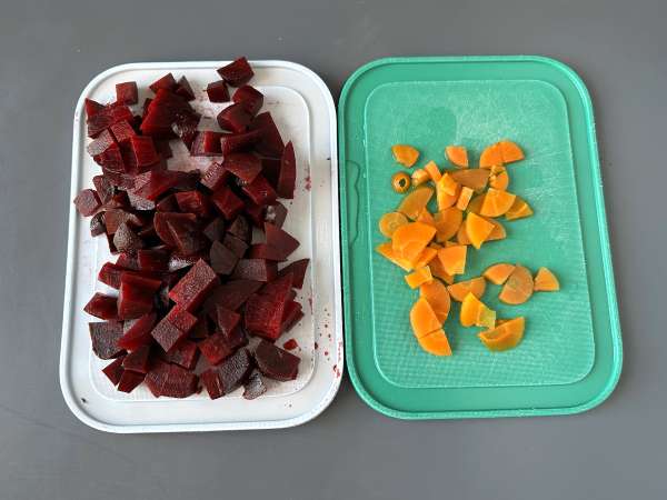 Rødbede-salat med grillet halloumi - Forberedelse trin 1