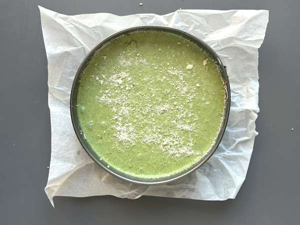 Quiche uden dej med spinat og gouda - Forberedelse trin 5
