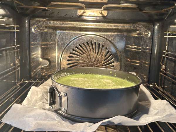 Quiche uden dej med spinat og gouda - Forberedelse trin 6
