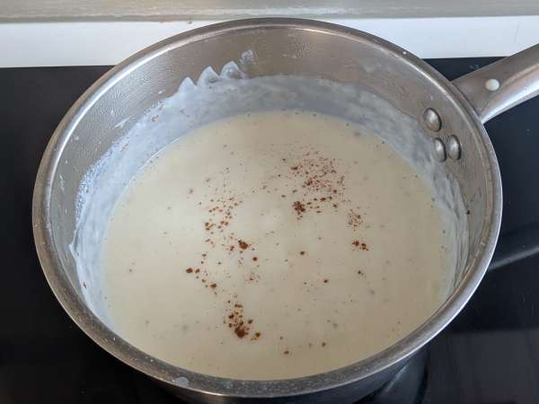 Lasagne med græskar, speck og cremede, sprøde valnødder - Forberedelse trin 3