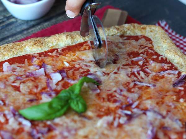 Pizza med hytteost - Forberedelse trin 7