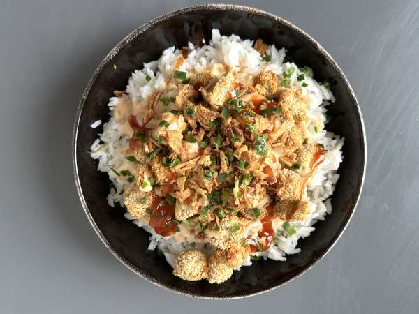 Sprød tofu: den vegetariske version af sprød kylling - Forberedelse trin 6
