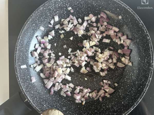 Quiche med svampe og hokkaidogræskar - Forberedelse trin 2