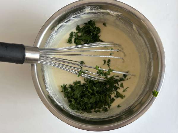 Quiche med svampe og hokkaidogræskar - Forberedelse trin 5