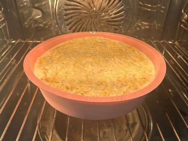 Quiche uden bund med tun, gulerødder og cottage cheese: nem og proteinrig - Forberedelse trin 8