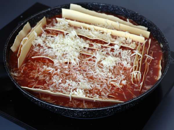 Lasagne bolognese på panden - Forberedelse trin 5