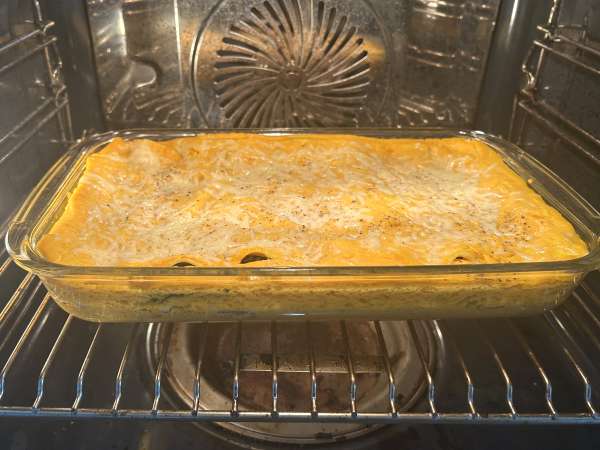 Lasagne med butternutgræskar, spinat og ricotta - Forberedelse trin 9