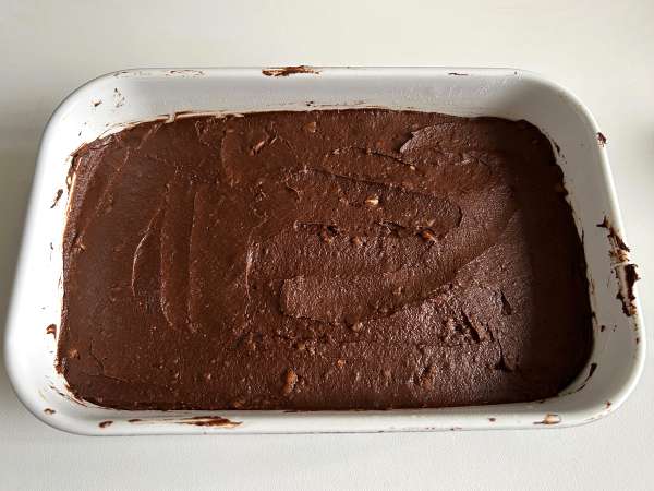Brownie med sød kartoffel uden smør eller olie - Forberedelse trin 6