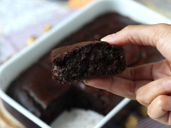 Brownie med sød kartoffel uden smør eller olie - Forberedelse trin 7