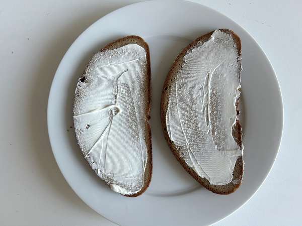 Grillet ostesandwich med champignon og revet ost - Forberedelse trin 6
