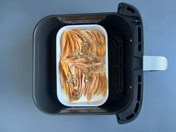 Butternutgratin i airfryer à la dauphinois - Forberedelse trin 7