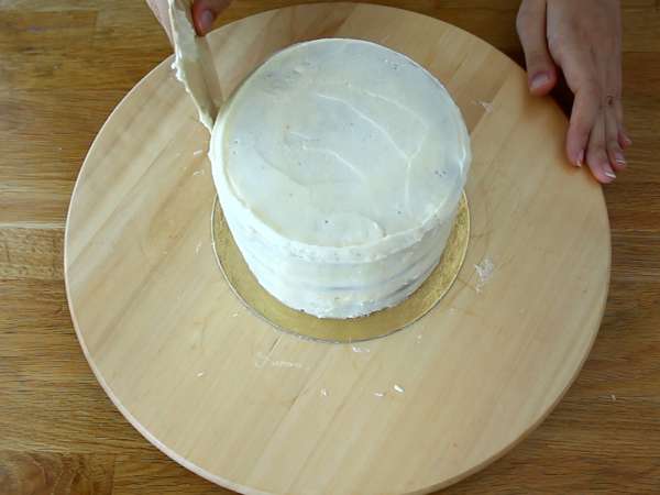 Red Velvet-kage til Halloween! - Forberedelse trin 12