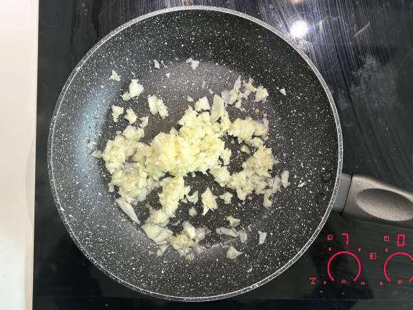 Vegetariske fyldte kålruller med svampe, ris og miso - Forberedelse trin 3