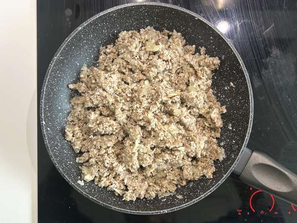 Vegetariske fyldte kålruller med svampe, ris og miso - Forberedelse trin 4