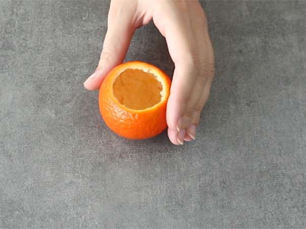Halloween-klementiner og chokolademousse - Forberedelse trin 1