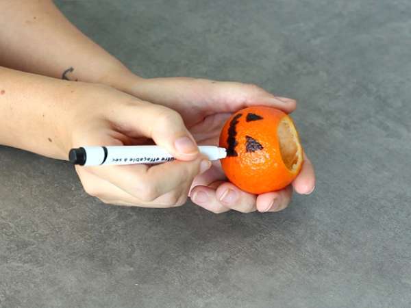 Halloween-klementiner og chokolademousse - Forberedelse trin 4