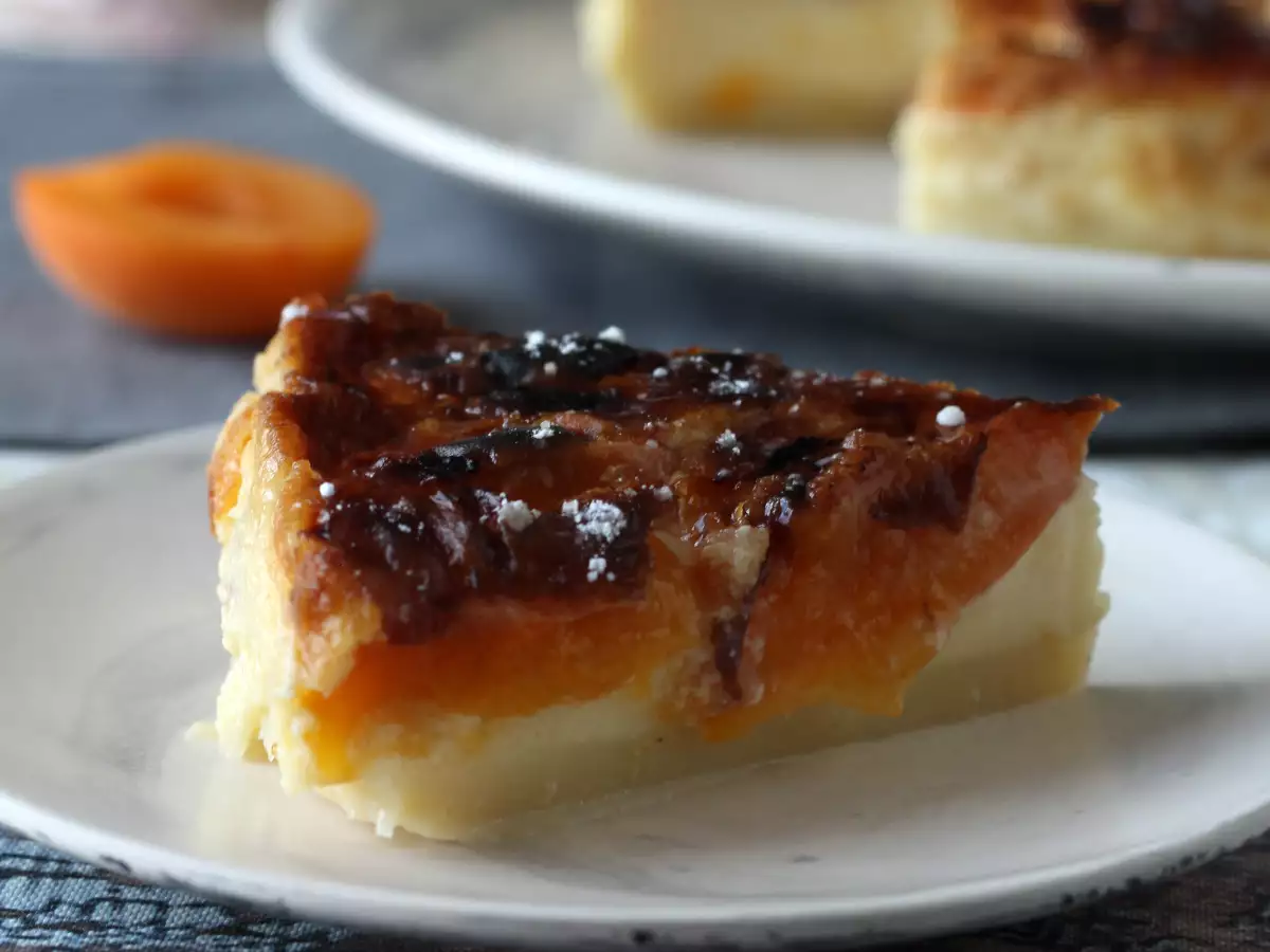 Abrikos-clafoutis med Air Fryer - foto 2