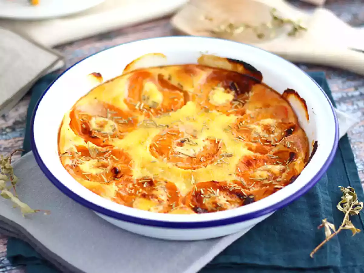 Abrikos- og kokosgratin - foto 2