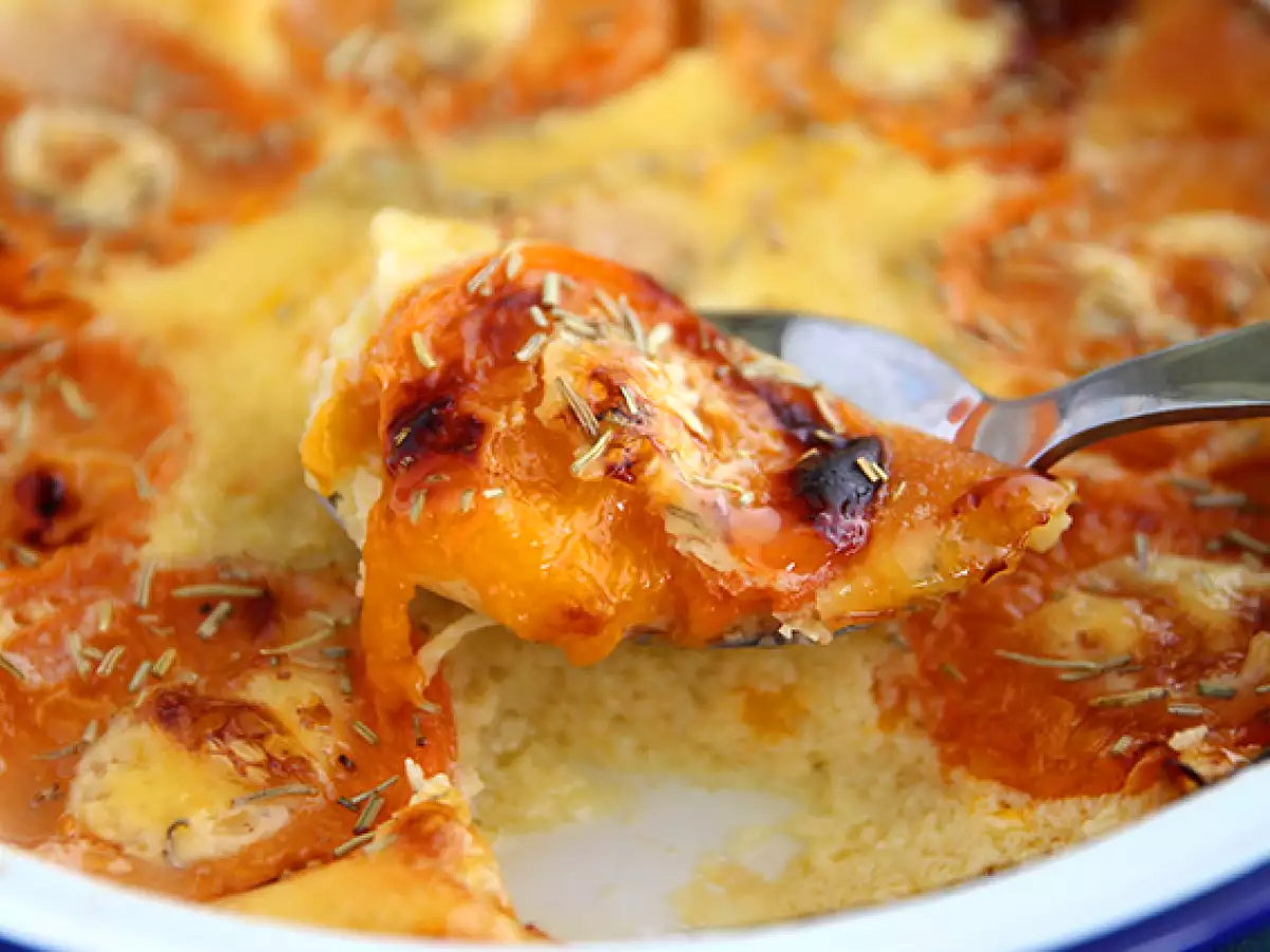 Abrikosgratin med kokosmælk - foto 3