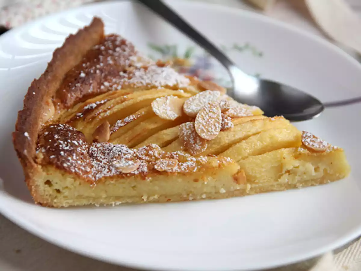 Æble- og mandelkage (Tarte normande) - foto 5