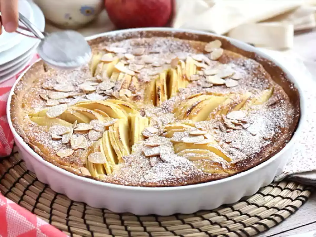 Æble- og mandelkage (Tarte normande) - foto 6