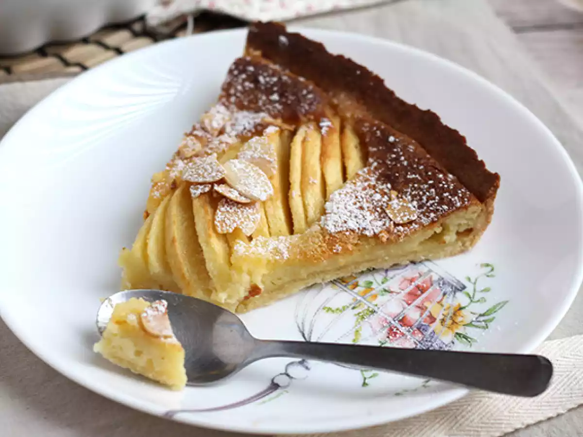 Æble- og mandelkage (Tarte normande) - foto 7