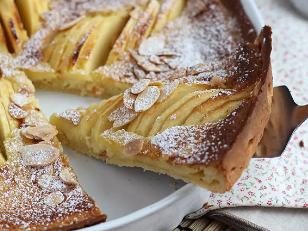 Æble- og mandeltærte (Tarte normande) - foto 2