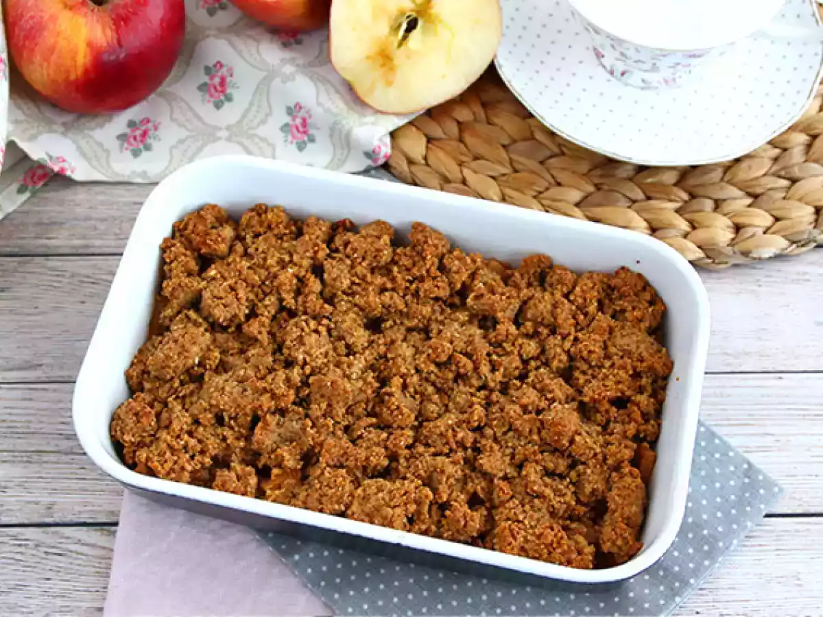 Æblecrumble (vegansk og glutenfri)