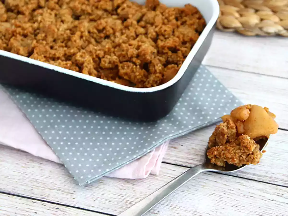 Æblecrumble (vegansk og glutenfri) - foto 2