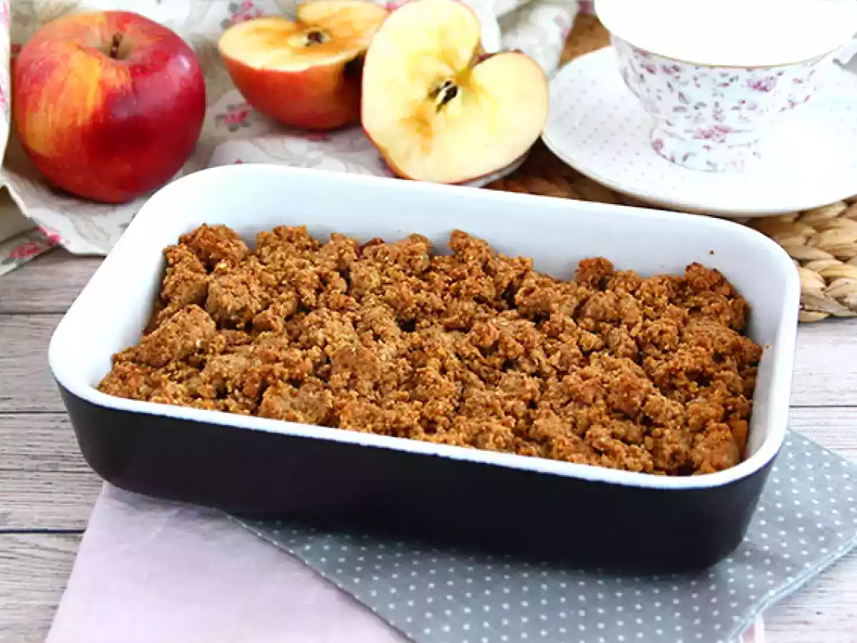 Æblecrumble (vegansk og glutenfri) - foto 3