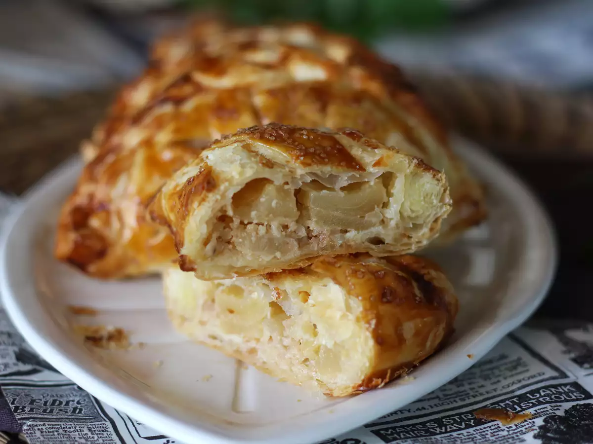 Æblehalvmåner med hasselnøddecreme til helligtrekonger - foto 3