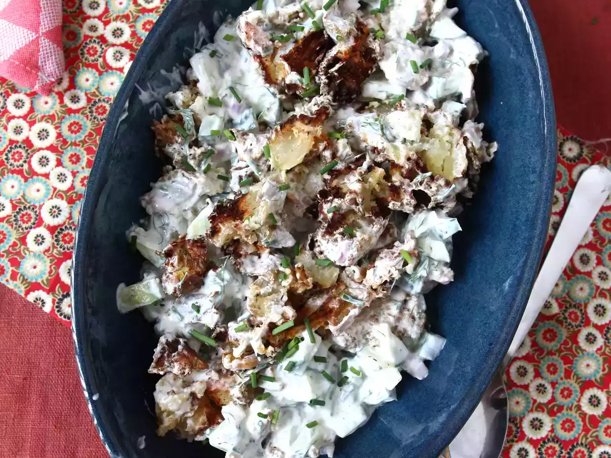 Agurk og sprød kartoffelsalat - foto 2