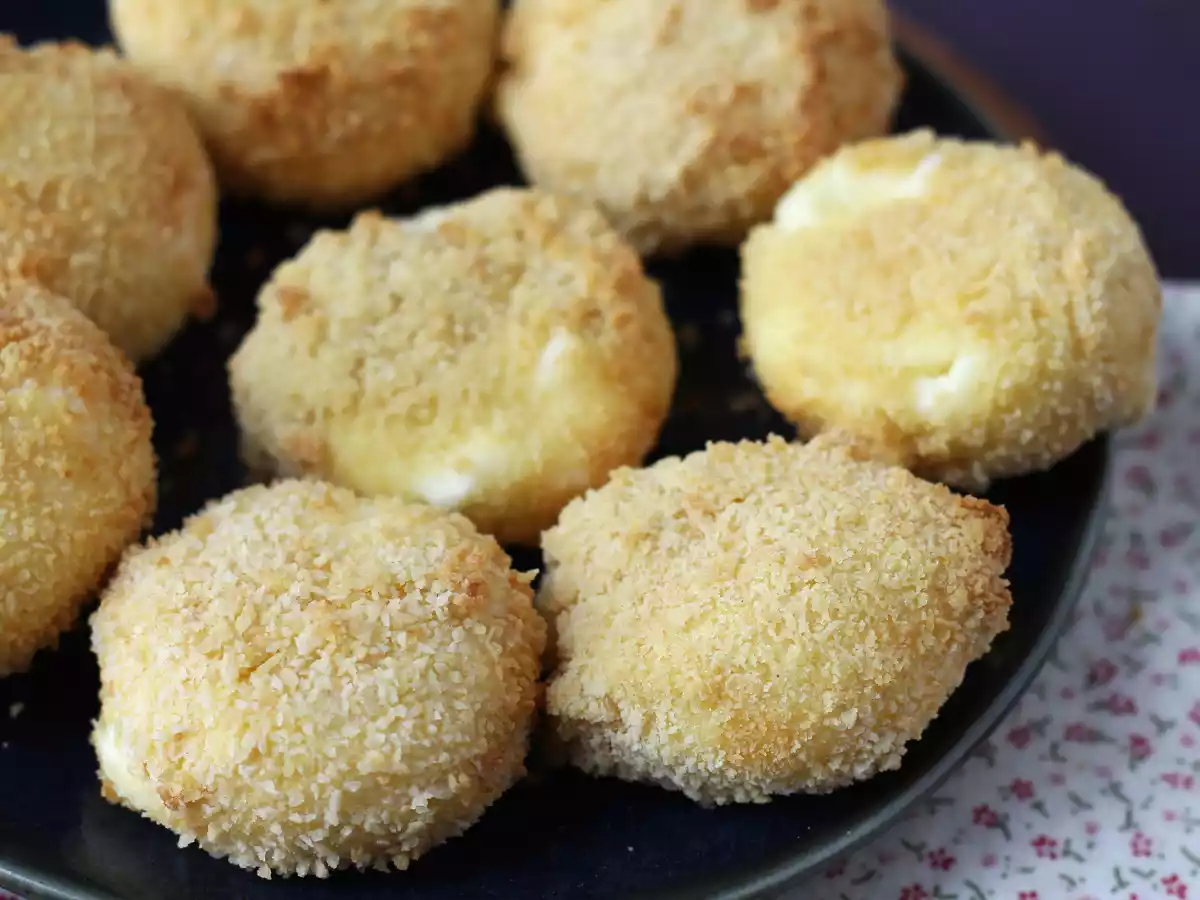 Air fryer panerede babybels - foto 3