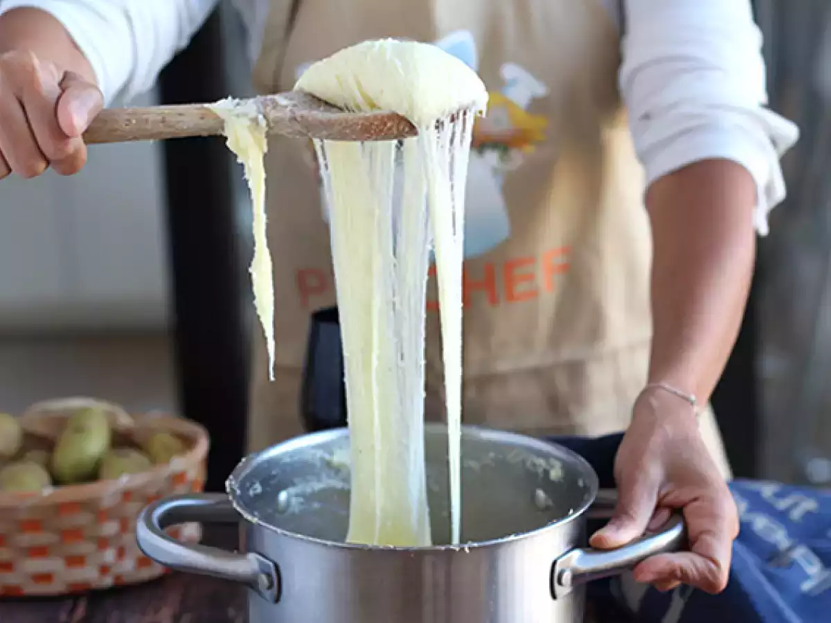 Aligot med Toulouse-pølser