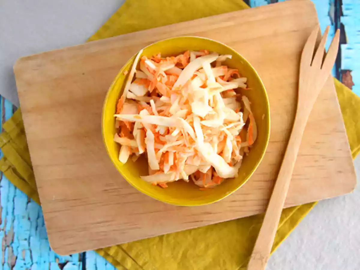 Amerikansk coleslaw (kål- og gulerodssalat) - foto 2