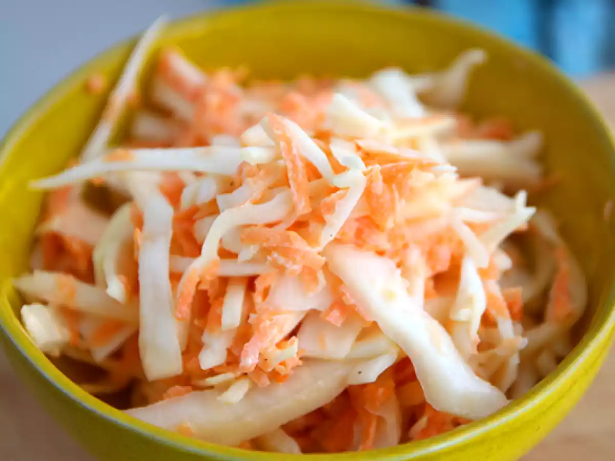 Amerikansk coleslaw (kål- og gulerodssalat) - foto 3