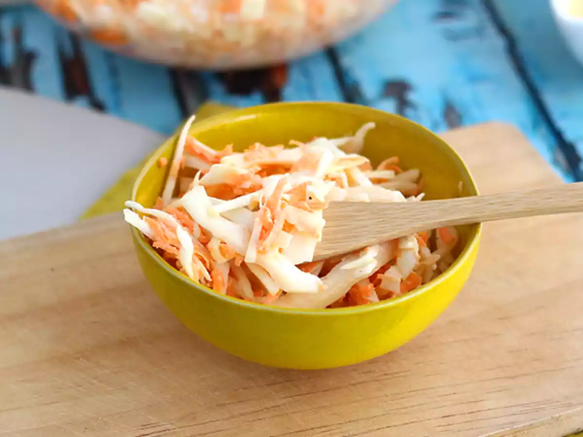 Amerikansk coleslaw (kål- og gulerodssalat) - foto 4