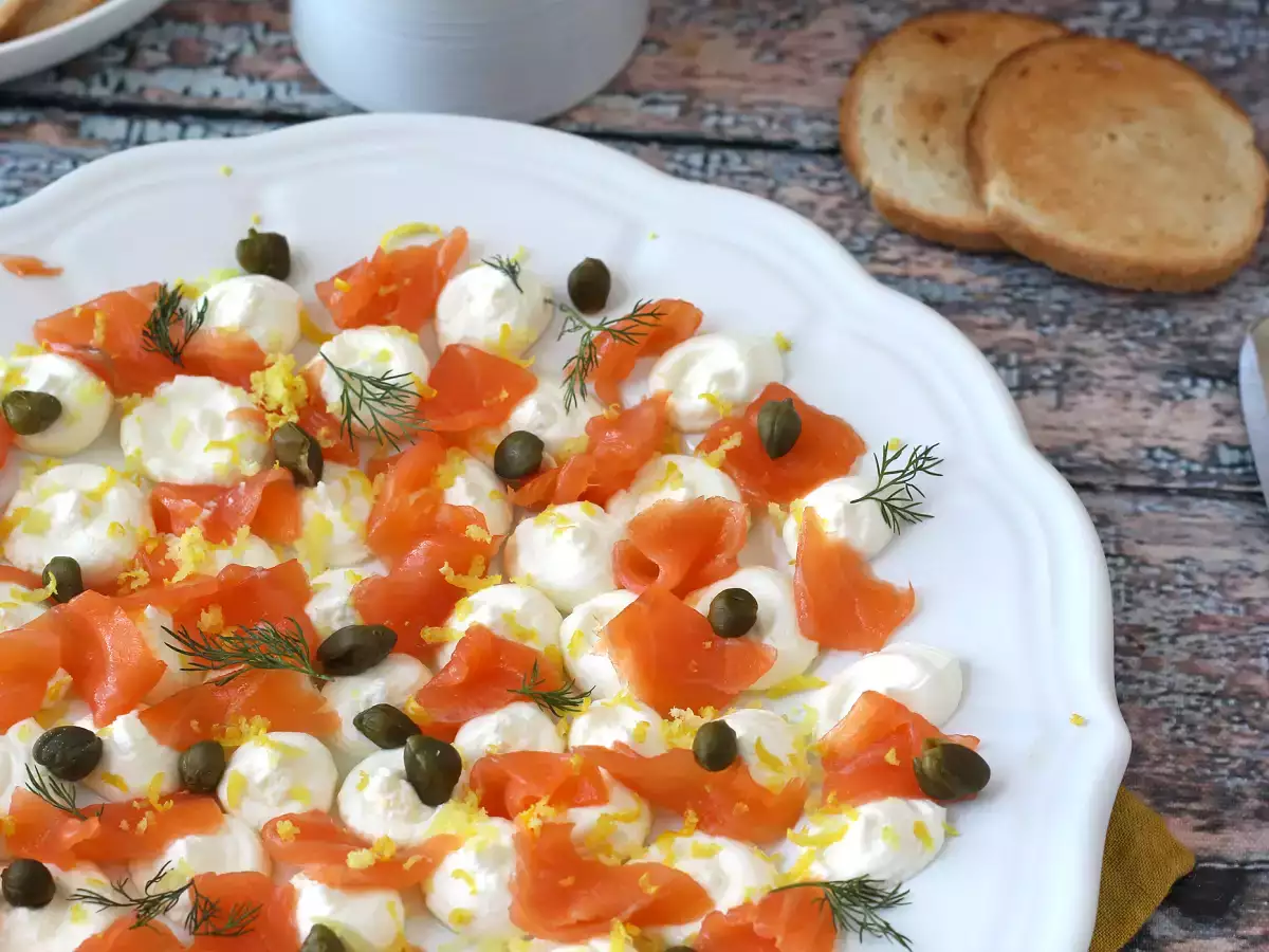 Aperitif-smørepålæg med røget laks - foto 3