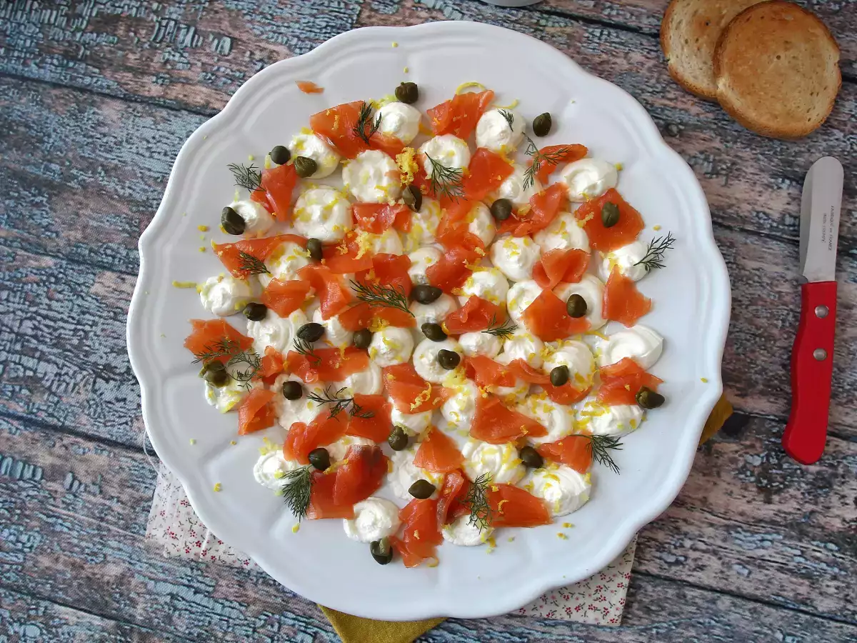 Aperitif-smørepålæg med røget laks - foto 8