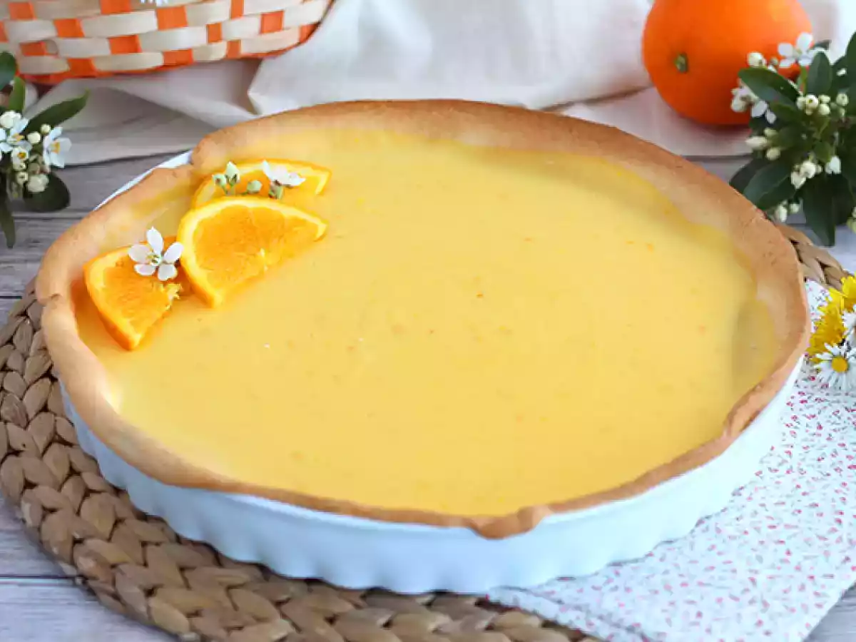Appelsintærte