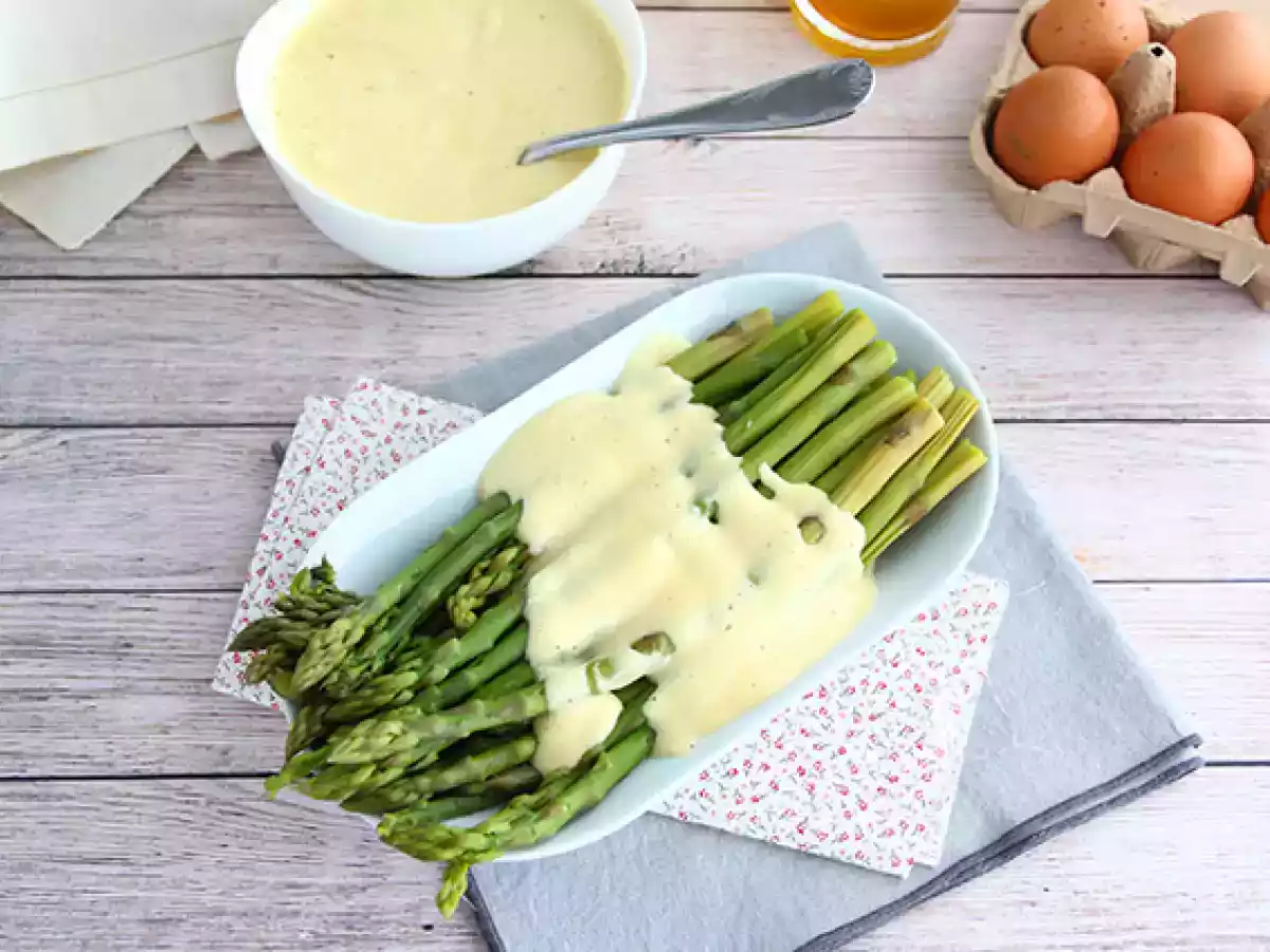 Asparges med mousselinesauce - foto 2