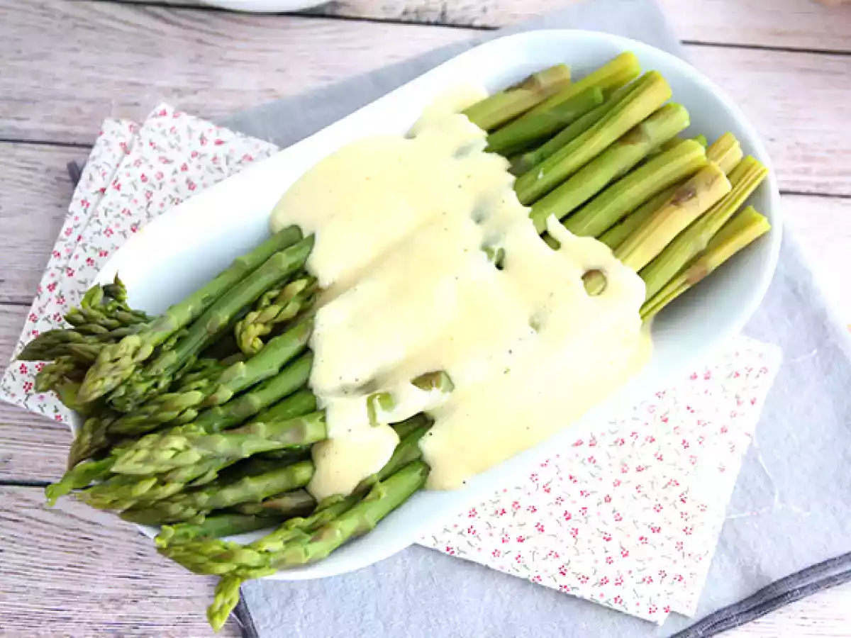 Asparges med mousselinesauce - foto 4